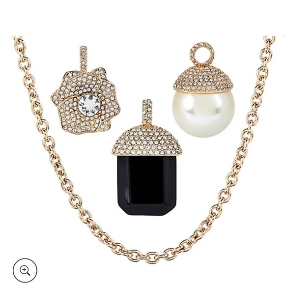 Isaac Mizrahi Jewelry - Isaac Mizrahi Long Three Charm Necklace NIB
